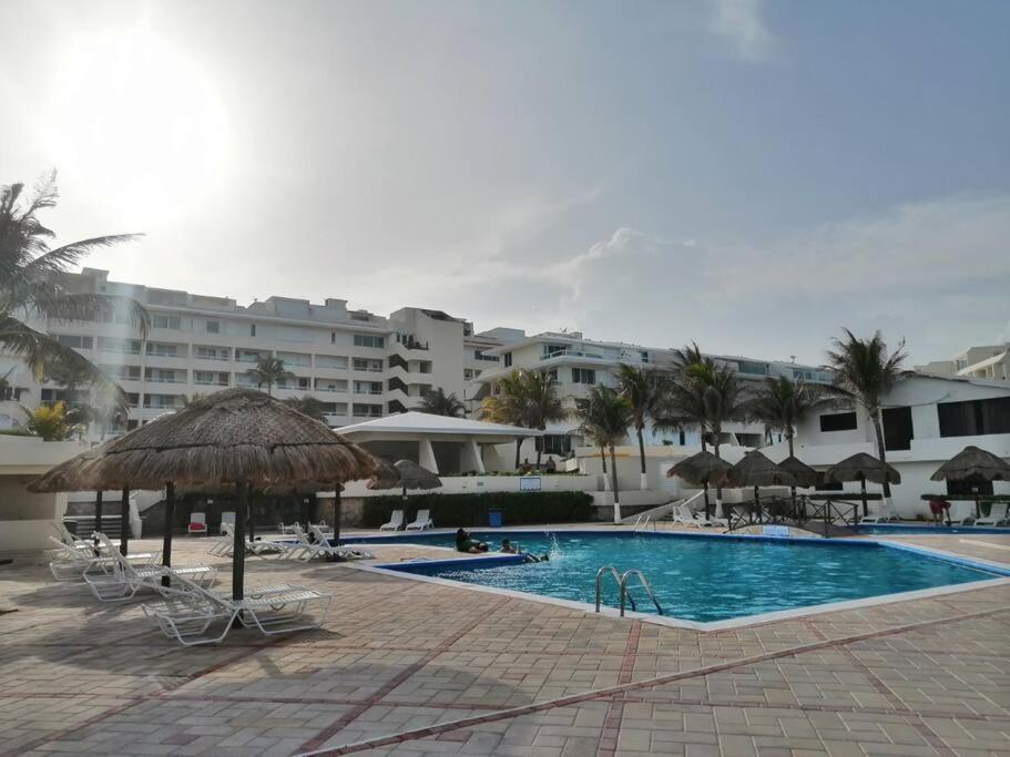 Placentero Depa En Mar Caribe! Cancún Eksteriør billede