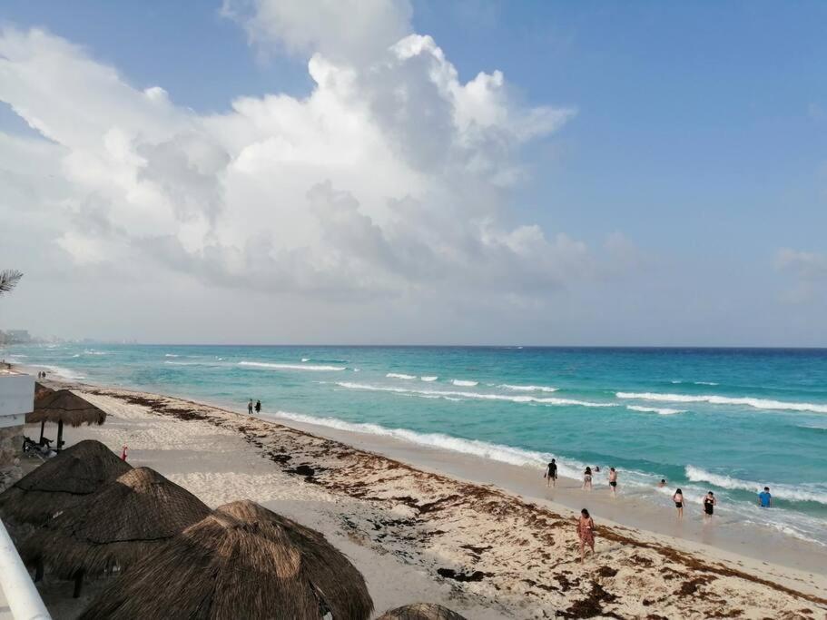 Placentero Depa En Mar Caribe! Cancún Eksteriør billede