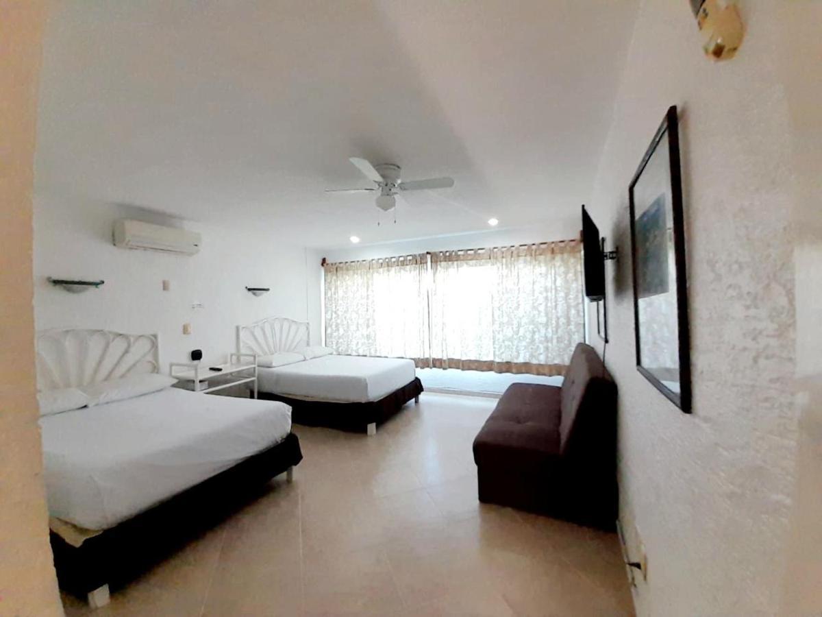 Placentero Depa En Mar Caribe! Cancún Eksteriør billede